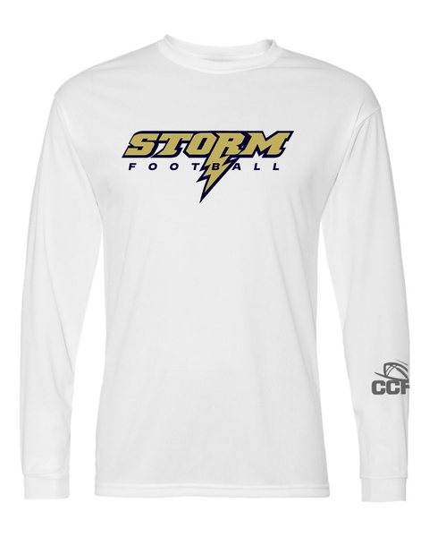 CCFA Storm Football Long-Sleeve Performance Tee - Adult & Youth