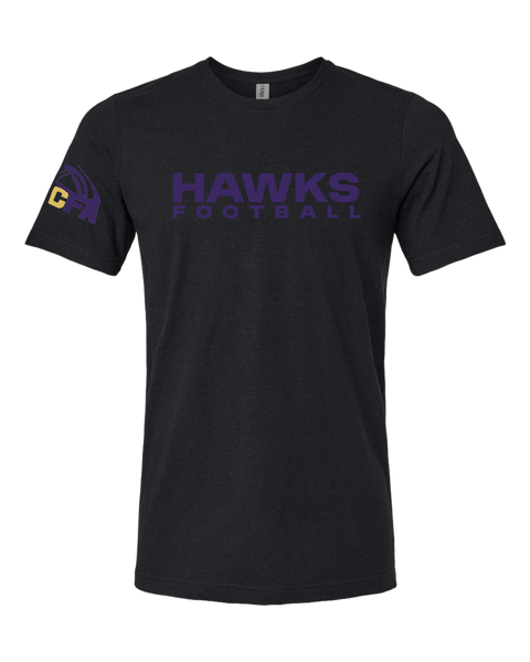 CCFA Hawks Football Ultra-Soft Tee - Adult & Youth