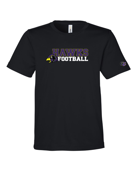 Youth Performance Tee - CCFA Hawks Football