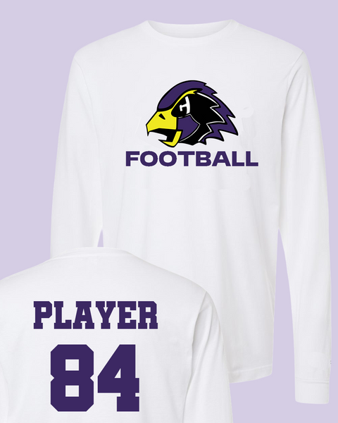 Hawks Football Parent "Senior Night" Shirts - Customized Name/Number