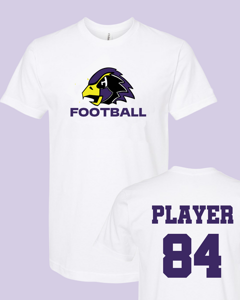 Hawks Football Parent "Senior Night" Shirts - Customized Name/Number