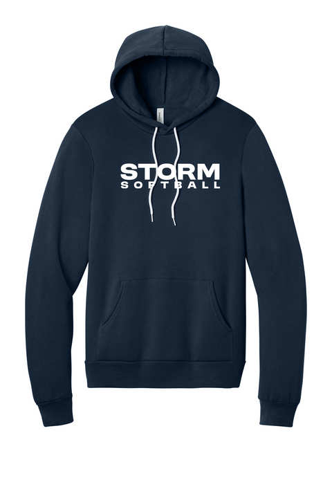 Bella & Canvas Unisex Adult Hoodie - Storm Softball