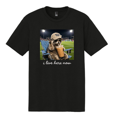 I Live Here Now - Soccer Mom Tee - Adult Unisex Tri-Blend Tee