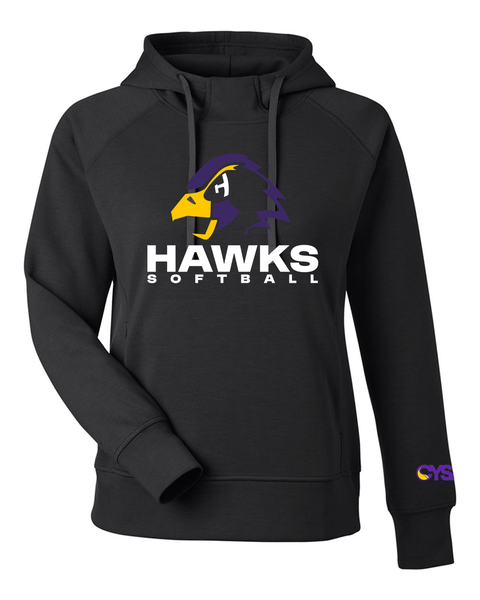Chaska Hawks Softball Women's Premium Performance Hoodie