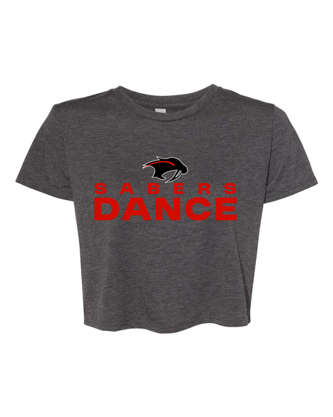 Shakopee Sabers Dance Flowy Crop Tee