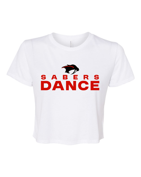 Shakopee Sabers Dance Flowy Crop Tee