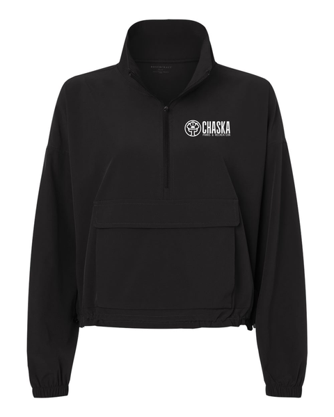 Women's Stretch Woven Quarter-Zip Pullover