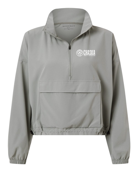 Women's Stretch Woven Quarter-Zip Pullover
