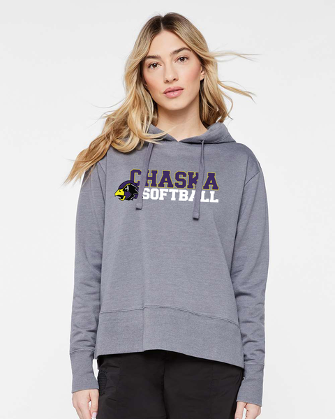 Women's Weathered Boxy-Fit Hoodie - Chaska Softball