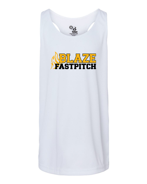 Youth Racerback Performance Tank Top - Blaze Fastpitch