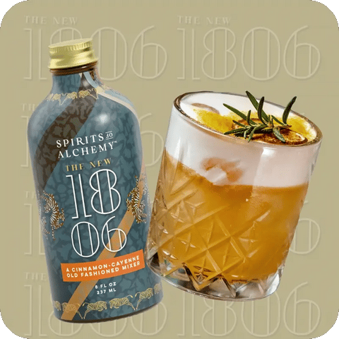The New 1806 Spicy | Old Fashioned Cocktail Mixer | Gift