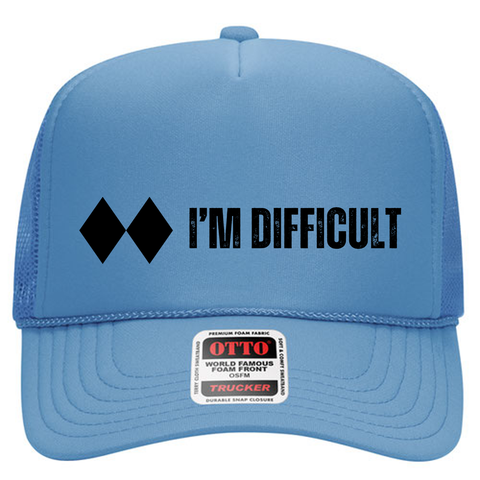 I'm Difficult Premium Foam Trucker Chats (Chad's Hats)