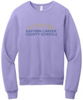 ECCS Staff BELLA+CANVAS Unisex Sponge Fleece Classic Crewneck Sweatshirt in Dark Lavender