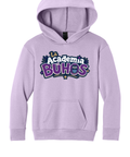 La Academia Youth Lightweight Hoodie - Lavender Text Art