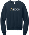 ECCS Staff BELLA+CANVAS Unisex Sponge Fleece Classic Crewneck Sweatshirt in Navy