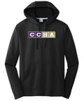 Port & Company Adult Performance Hoodie - CCHA Hockey CCM Distressed - Black