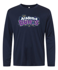 Youth Long-Sleeve Performance Tee - La Academia - Navy