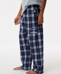 Youth Flannel Pants - La Academia - Navy Silver