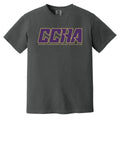 Comfort Colors Garment-Dyed Tee - CCHA Hockey Gold Font - Pepper