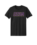 Nike Dri-FIT Tee - Adult Unisex - CCHA Hockey Gold Font - Black