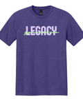 Legacy Gymnastics - Adult Unisex Tri-Blend Tee, DM130 Purple Frost