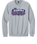 Youth Port & Co Fleece Crewneck Sweatshirt - La Academia - Sport Grey