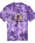 Youth Tie-Dye Tee Purple - CCHA Hockey Scribbles
