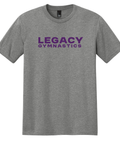 Legacy Gymnastics - Adult Unisex Tri-Blend Tee, DM130 Grey Frost