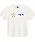 Women's Boxy Bella + Canvas Tee - ECCS Staff - Vintage White - Abbreviated Logo