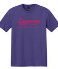Legacy Gymnastics - Adult Unisex Tri-Blend Tee, DM130 Purple Frost