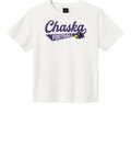 Women's Boxy Bella + Canvas Tee - Chaska Hawks Football (Football Swash Distressed)