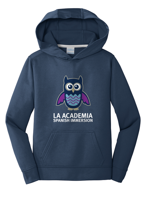 FAV: Youth & Adult Performance Hoodie - La Academia - Deep Navy