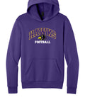 Adult Lightweight Unisex Hoodie - Chaska Hawks Football (Varsity Football Arch)
