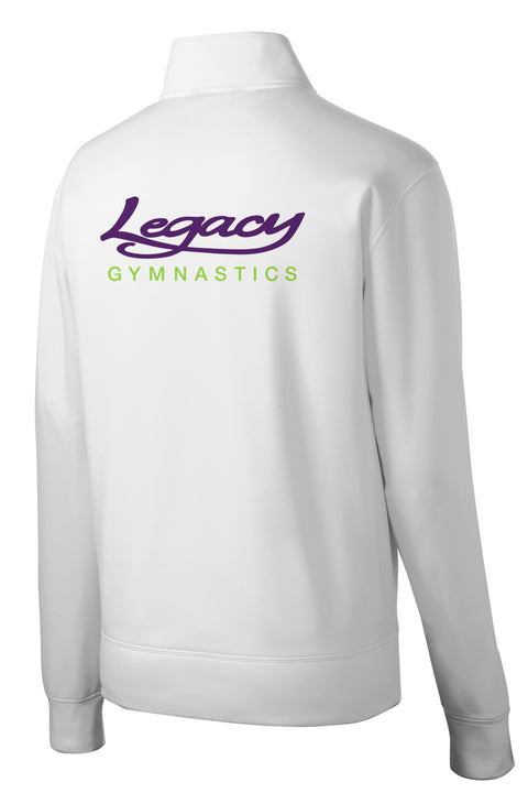 Youth Sport-Tek Full-Zip Jacket - Legacy Gymnastics (Back Logo)
