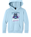 La Academia Light Blue Youth Hoodie - Ice Blue Doodles