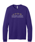 ECCS Staff Unisex Adult Long-Sleeve Tee - Team Purple - Main Logo