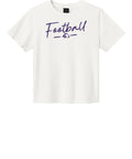 Women's Boxy Bella + Canvas Tee - Chaska Hawks Football (Football Script)