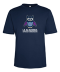 Adult Unisex & Womens Performance Tee - La Academia - Navy