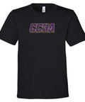 Youth Short-Sleeve Performance Tee Black - CCHA Hockey Gold Font