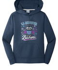FAV: Youth Performance Hoodie - La Academia - Deep Navy Doodles