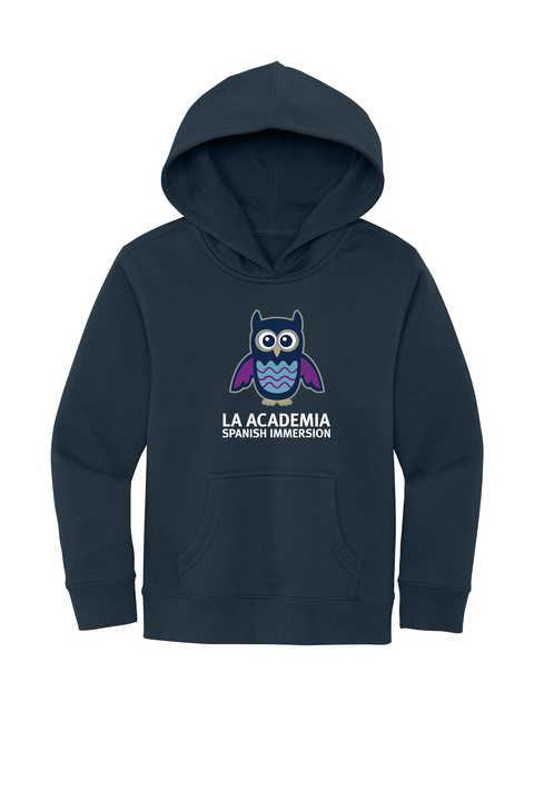 Youth Soft Fleece Hoodie - La Academia - New Navy