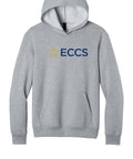 Adult Lightweight Unisex Hoodie - ECCS Staff - Athletic Heather - Abbreviated Logo