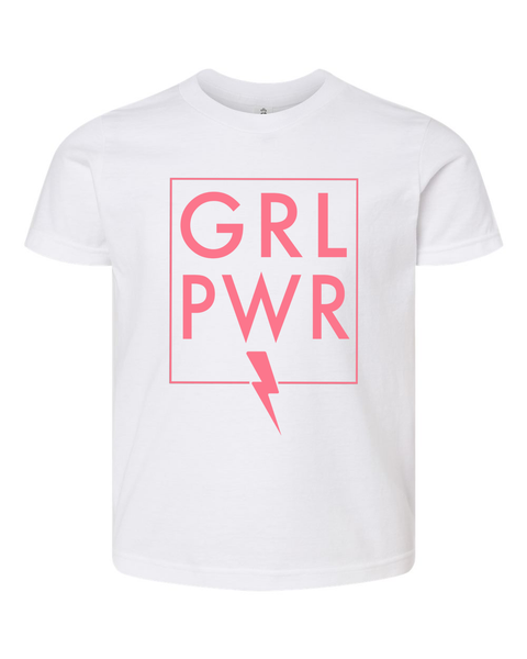 Girl Power Youth T-Shirt, Various Colors