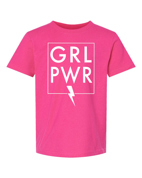 Girl Power Youth T-Shirt, Various Colors