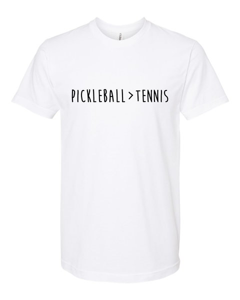 Pickleball Is Greater Than Tennis  Bella & Canvas Unisex Tee