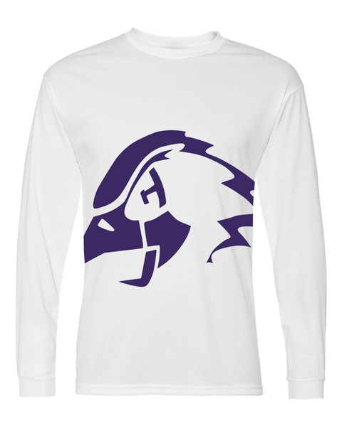 Chaska Mega Hawk Long-Sleeve Performance Tee - Adult & Youth