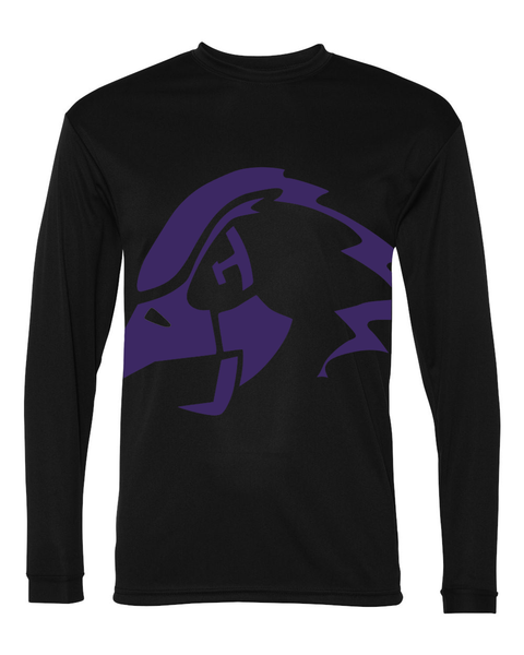 Chaska Mega Hawk Long-Sleeve Performance Tee - Adult & Youth