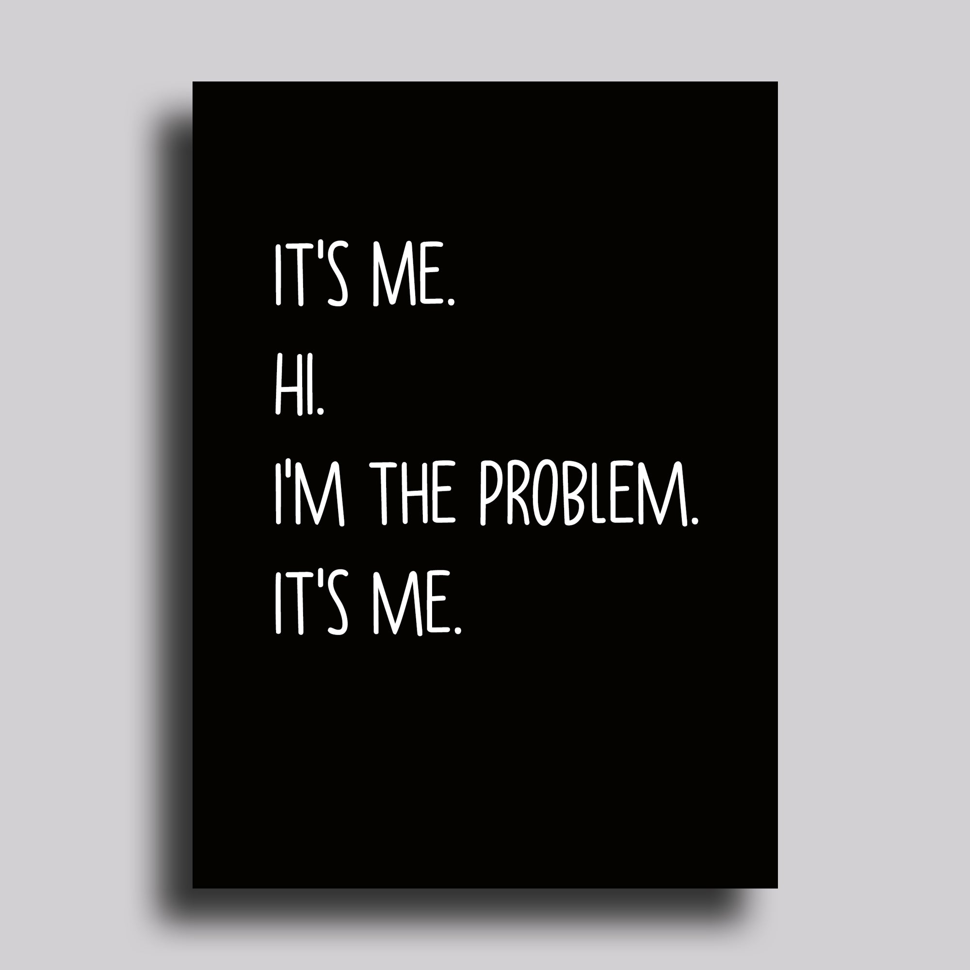 It's Me Taylor Swift Greeting Card Apology – Biography Apparel