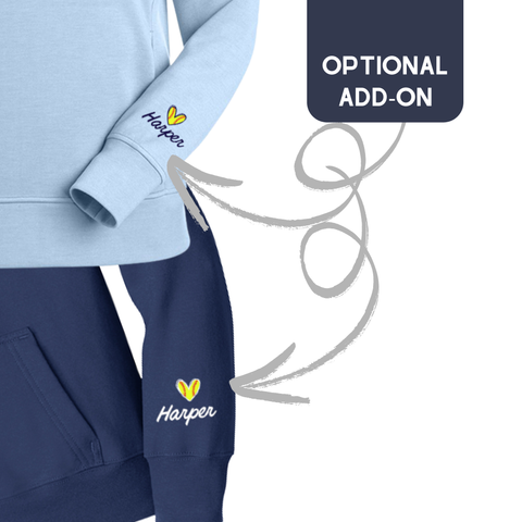 Chan Softball Light Blue Youth Hoodie