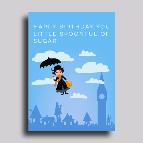 Spoonful of Sugar Greeting Card Birthday